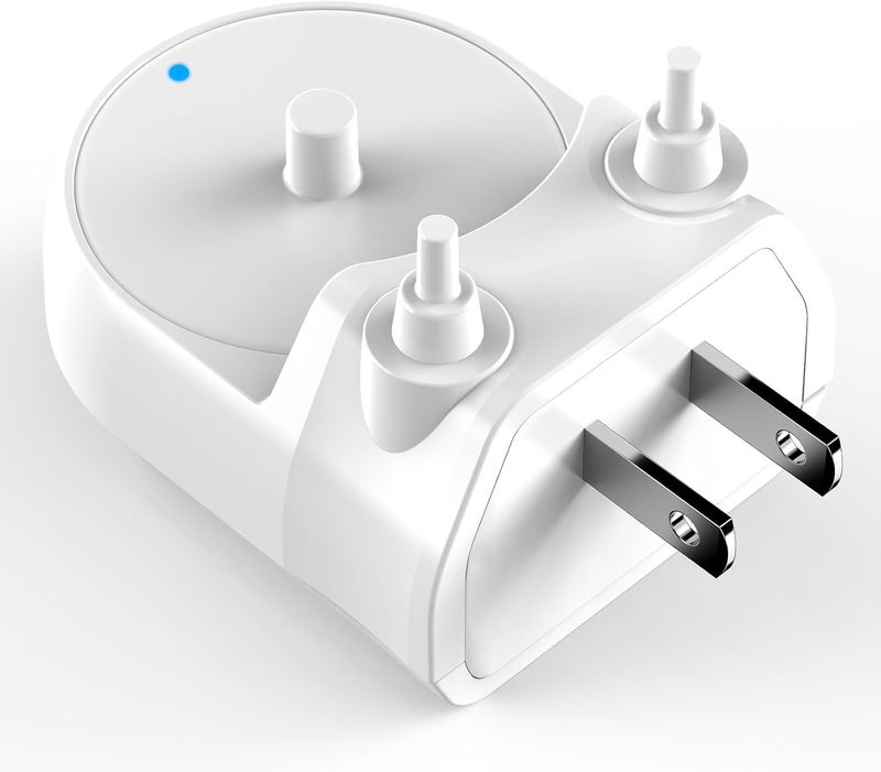 MeaeJoto Replacement Charger Base for Philips Sonicare Electric Toothbrush Charger Base for HX6100/HX4100/HX3000/HX6000/HX8000/HX9000 Series US Plug Direct Wall Charger Hygienic White - Image 1